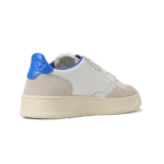 ⁦Autry Low Leather Sneakers "Game Set Match" White Blue⁩ – תמונה ⁦3⁩