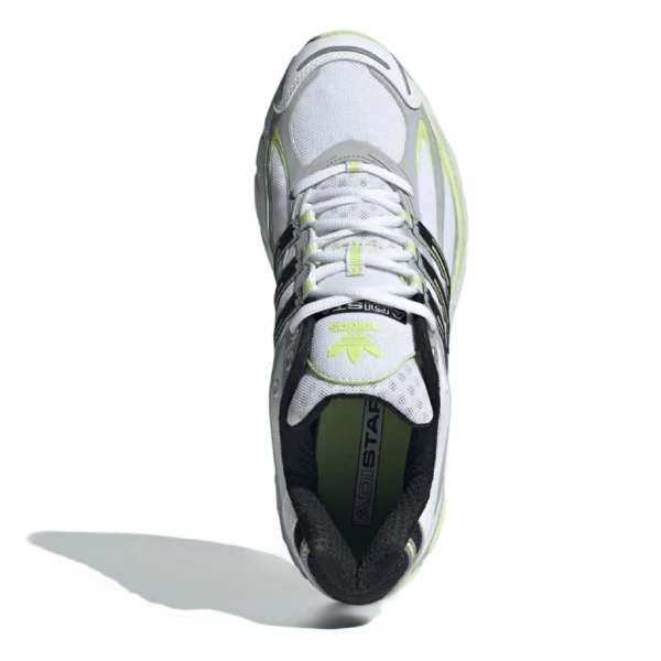 ⁦Adidas Adistar Cushion Cloud White Pulse Lime Core Black⁩ – תמונה ⁦4⁩