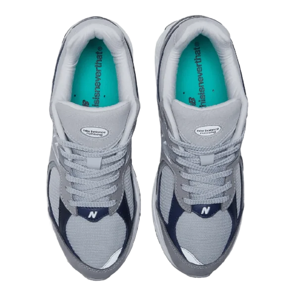 ⁦New Balance 2002R x Thisisneverthat “Downtown Run” Grey Navy⁩ – תמונה ⁦4⁩