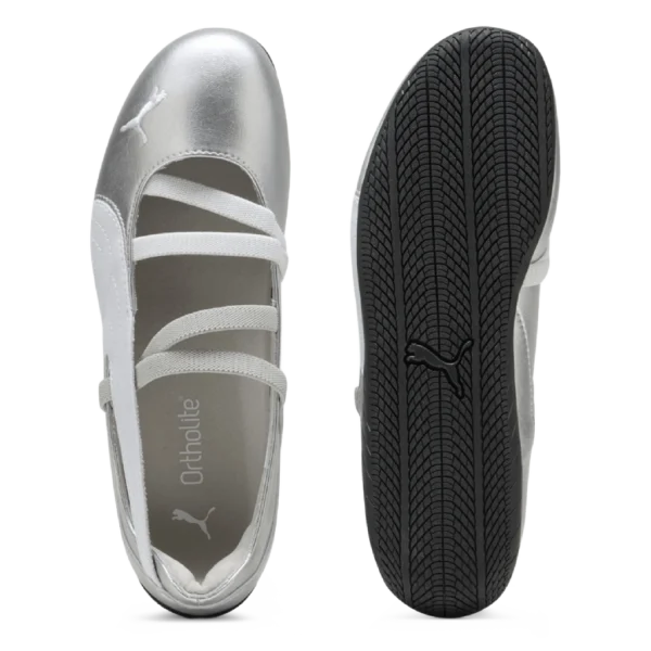 ⁦Puma Speedcat Ballet Metallic Silver White⁩ – תמונה ⁦4⁩