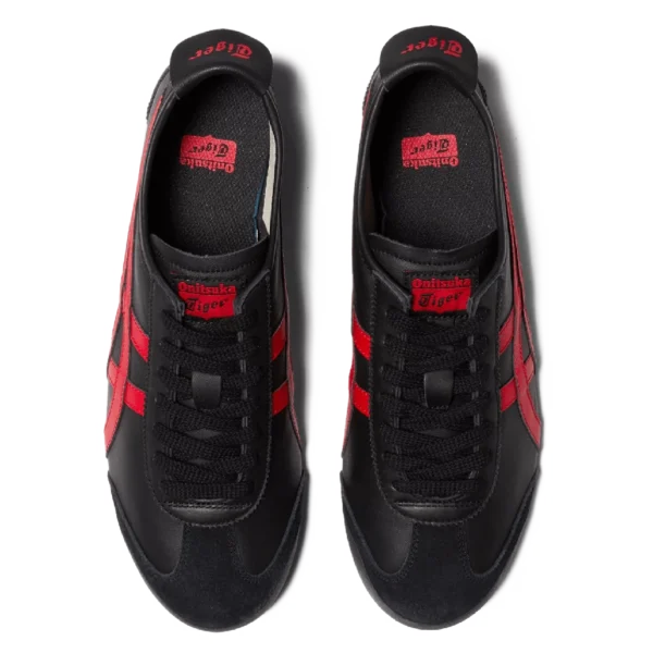 ⁦Onitsuka Tiger Mexico 66 Black Red⁩ – תמונה ⁦3⁩