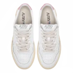 ⁦Autry Medalist Low Sneakers White Mauve Leather⁩ – תמונה ⁦4⁩