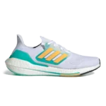 Adidas Ultraboost 22 White Mint Rush Yellow
