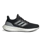 Adidas Pureboost 23 Wide Black Silver Metallic
