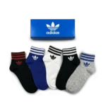 Adidas Basic Colors Short Socks Pack (5 Pairs)