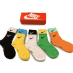 Nike Colorful Medium-Length Socks Pack (5 Pairs)