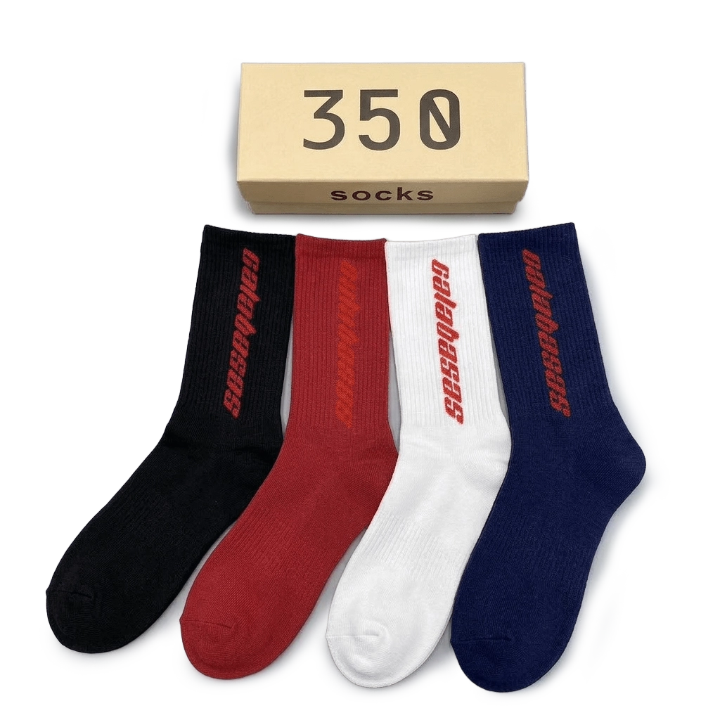 1 Yeezy Muted Colors Long Socks Pack (4 Pairs) – תמונה 1