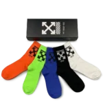 Off-White Bright Colors Long Socks Pack (5 Pairs)