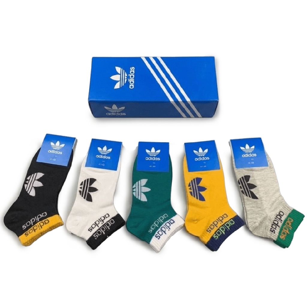 1 Adidas Basic Colors Short Socks Pack (5 Pairs) – תמונה 1