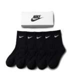 Nike Everyday Long Socks Black (Pack of 5)