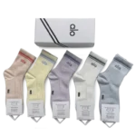 ALO Mid-Length Socks Pack Pastel Colors (5 Pairs)