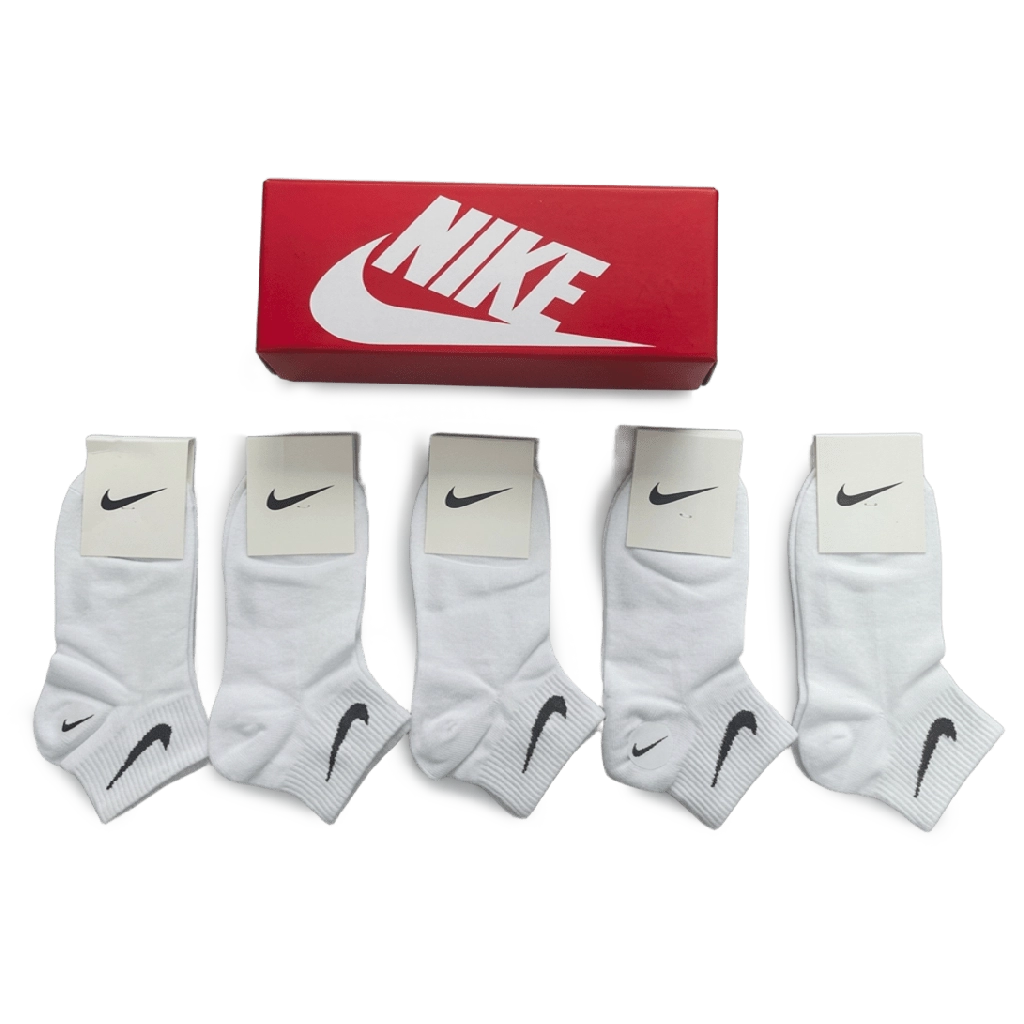 1 Nike Short Socks Pack White Black (5 Pairs) – תמונה 1