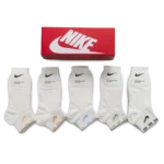 Nike Short Socks Pack White (5 Pairs)