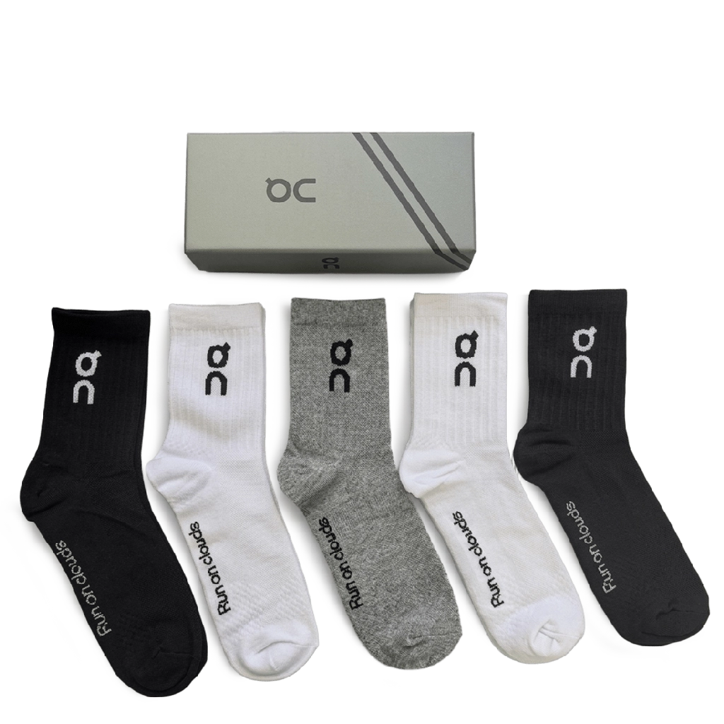1 On Medium Length Socks Basic Colors (5 Pack) – תמונה 1