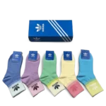Adidas Medium Length Socks Bright Colors (5-Pack)