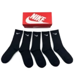 Nike Long Socks Black (5-Pack)