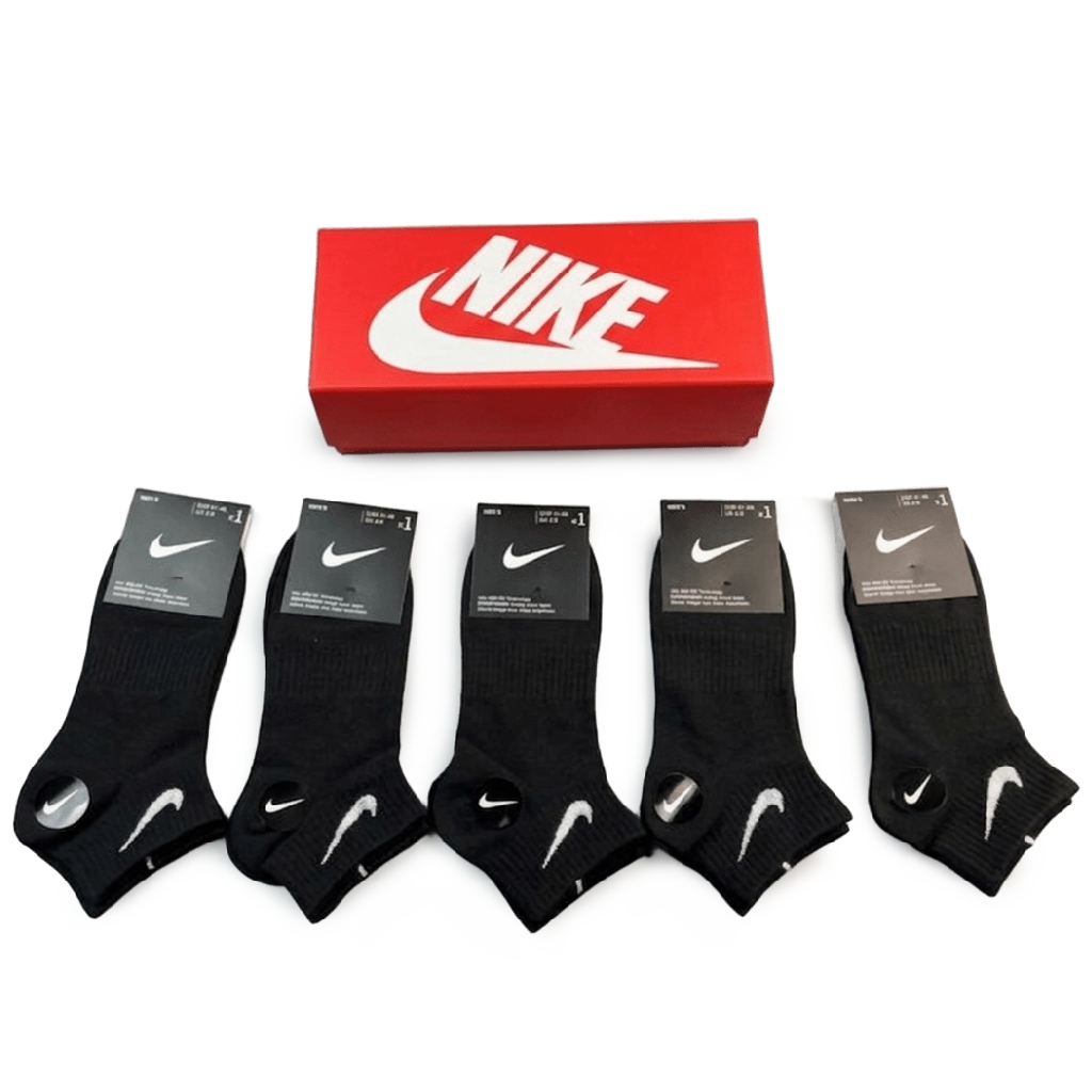1 Nike Everyday Short Socks Black (5-Pack) – תמונה 1