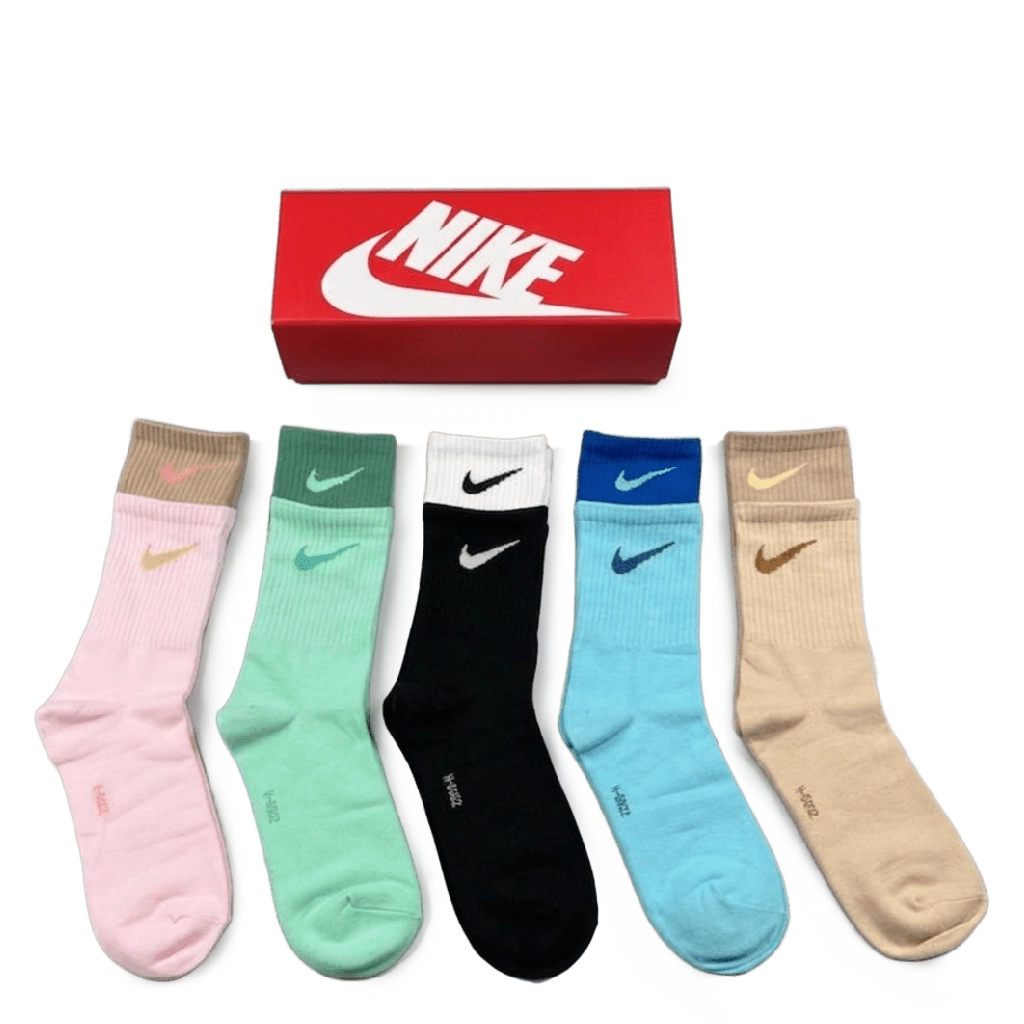 1 Nike Everyday Long Socks Pastel Colors (5-Pack) – תמונה 1