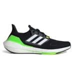 Adidas Ultraboost 22 Black Solar Green