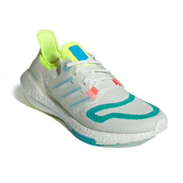 ⁦Adidas Ultraboost 22 White Sky Rush Mint⁩ – תמונה ⁦2⁩