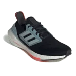 ⁦Adidas Ultraboost 22 Core Black Magic Grey Turbo⁩ – תמונה ⁦2⁩