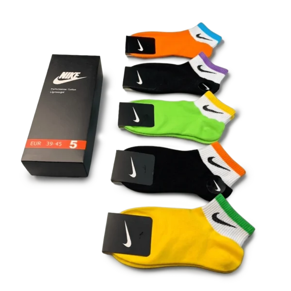 ⁦Nike Everyday Low Cut Socks Pack Neon Multicolor (5 Piars)⁩ – תמונה ⁦2⁩