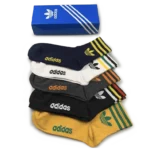 ⁦Adidas Muted Colors Medium-Length Socks Pack (5 Pairs)⁩ – תמונה ⁦2⁩