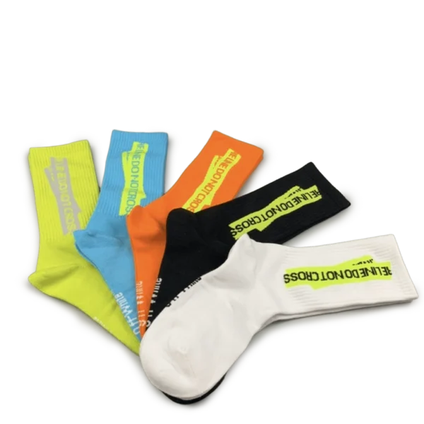 ⁦Off-White Bright Colors Long Socks Pack (5 Pairs)⁩ – תמונה ⁦2⁩