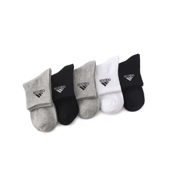 ⁦Adidas Everyday Short Socks Basic Colors (Pack of 5)⁩ – תמונה ⁦2⁩