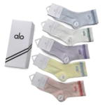 ⁦ALO Mid-Length Socks Pack Pastel Colors (5 Pairs)⁩ – תמונה ⁦2⁩