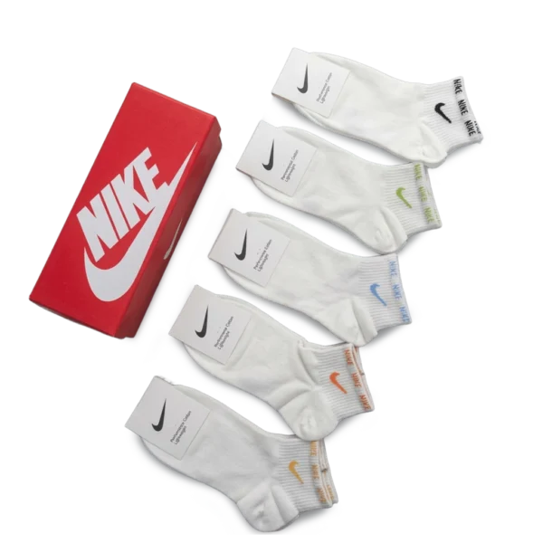⁦Nike Short Socks Pack White (5 Pairs)⁩ – תמונה ⁦2⁩