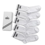 ⁦Alo Long Socks Pack White (5 Pairs)⁩ – תמונה ⁦2⁩