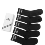 ⁦Alo Long Socks Pack Black (5 Pairs)⁩ – תמונה ⁦2⁩