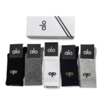 ⁦Alo Long Socks Black Grey White (5 Pack)⁩ – תמונה ⁦2⁩