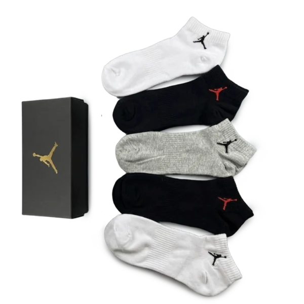 ⁦Nike Jordan Short Socks Basic Colors (5-Pack)⁩ – תמונה ⁦2⁩