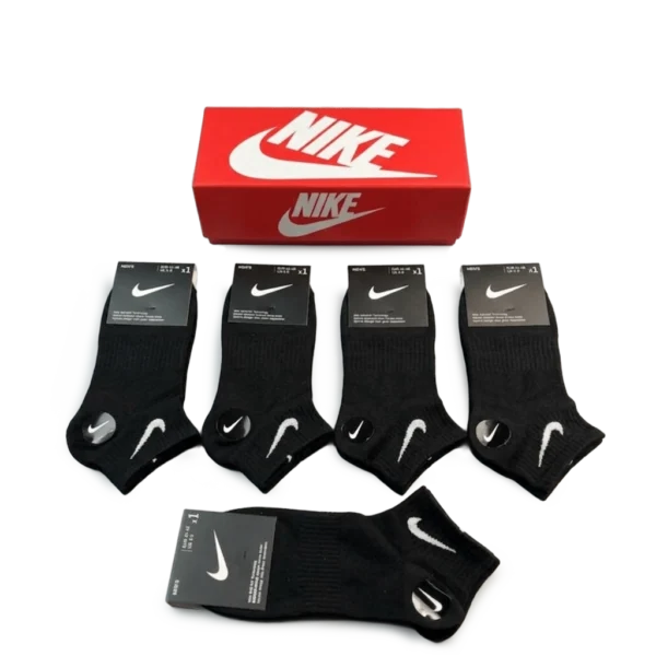 ⁦Nike Everyday Short Socks Black (5-Pack)⁩ – תמונה ⁦2⁩