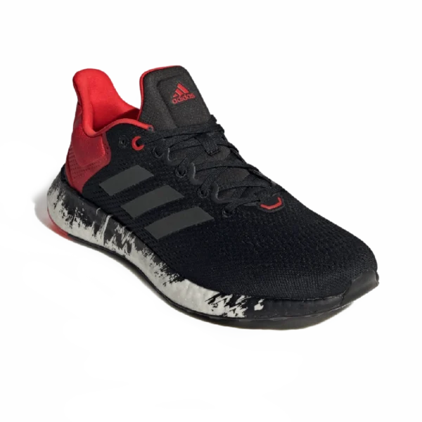 ⁦Adidas Pureboost 21 Black Vivid Red⁩ – תמונה ⁦2⁩