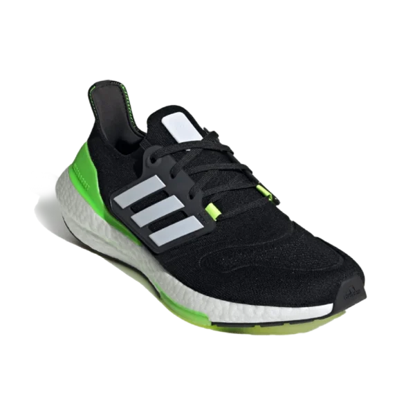⁦Adidas Ultraboost 22 Black Solar Green⁩ – תמונה ⁦2⁩