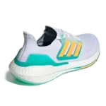 ⁦Adidas Ultraboost 22 White Mint Rush Yellow⁩ – תמונה ⁦3⁩