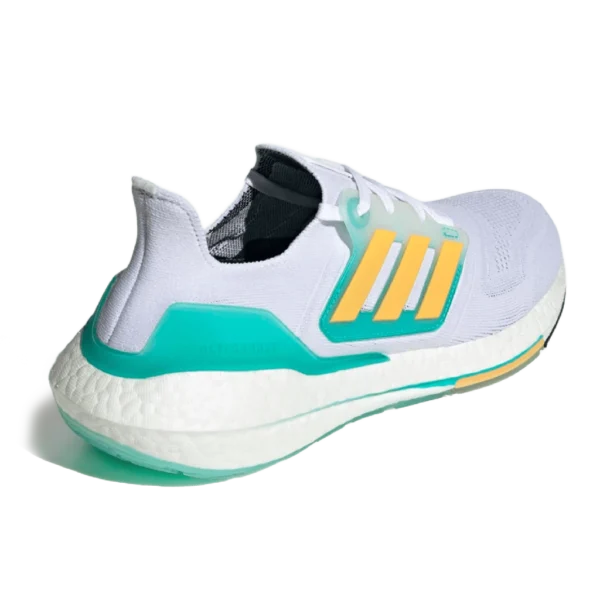 ⁦Adidas Ultraboost 22 White Mint Rush Yellow⁩ – תמונה ⁦3⁩