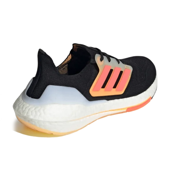 ⁦Adidas Ultraboost 22 Black Flash Orange Yellow⁩ – תמונה ⁦3⁩