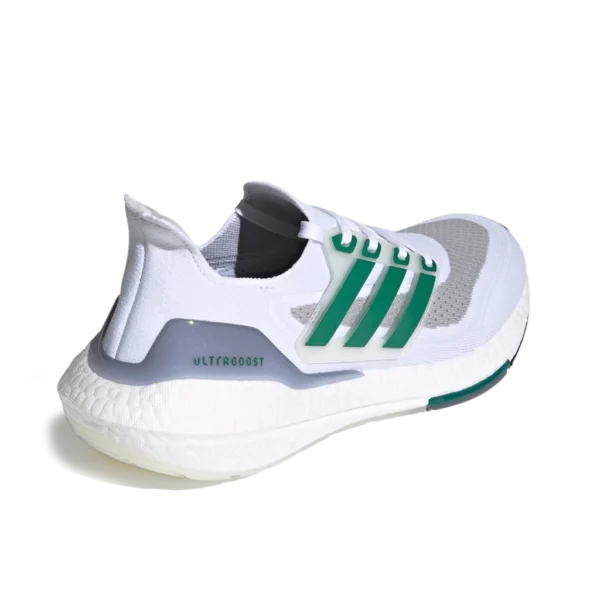 ⁦Adidas Ultraboost 21 White Sub Green⁩ – תמונה ⁦3⁩