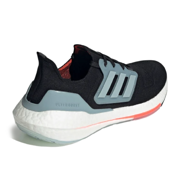 ⁦Adidas Ultraboost 22 Core Black Magic Grey Turbo⁩ – תמונה ⁦3⁩