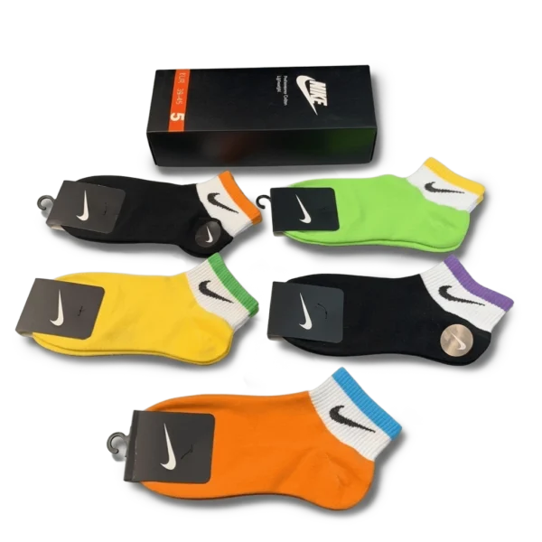 ⁦Nike Everyday Low Cut Socks Pack Neon Multicolor (5 Piars)⁩ – תמונה ⁦3⁩