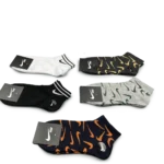 ⁦Nike Everyday Short Socks Black Orange (Pack of 5)⁩ – תמונה ⁦3⁩