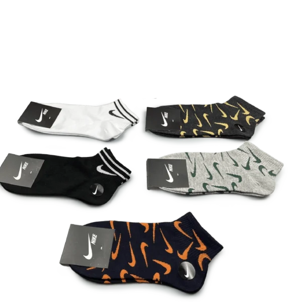 ⁦Nike Everyday Short Socks Black Orange (Pack of 5)⁩ – תמונה ⁦3⁩