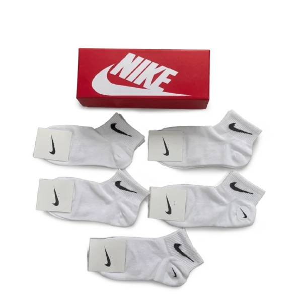 ⁦Nike Short Socks Pack White Black (5 Pairs)⁩ – תמונה ⁦3⁩
