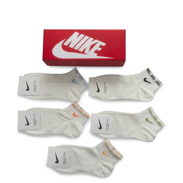 ⁦Nike Short Socks Pack White (5 Pairs)⁩ – תמונה ⁦3⁩