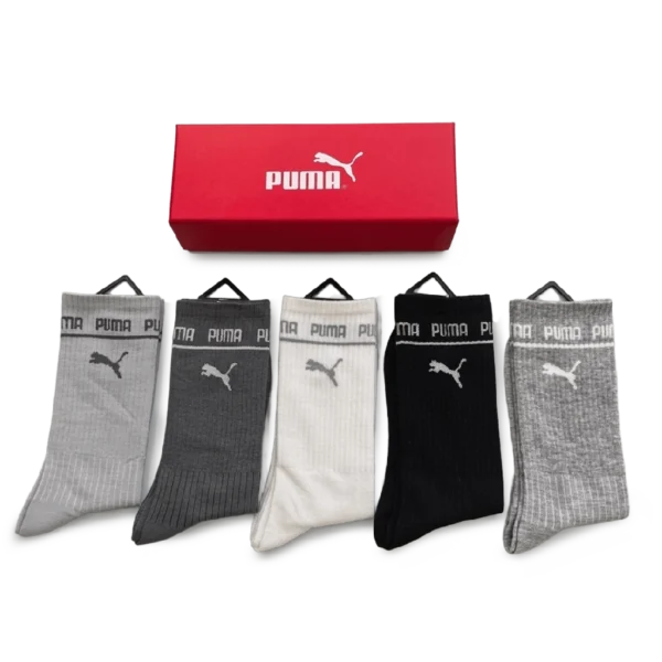 ⁦Puma Long Socks Basic Colors (5 Pack)⁩ – תמונה ⁦3⁩