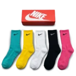 Nike Bright Colors Long Socks Pack (5 Pairs)